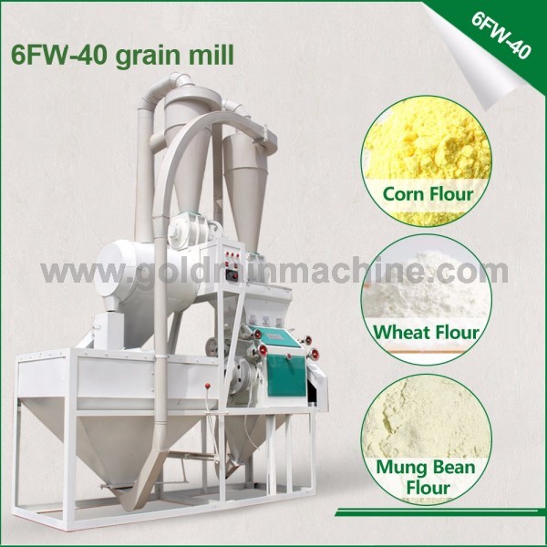 Small grain mill